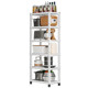 Floor-standing kitchen slit storage rack multi-layer storage rack