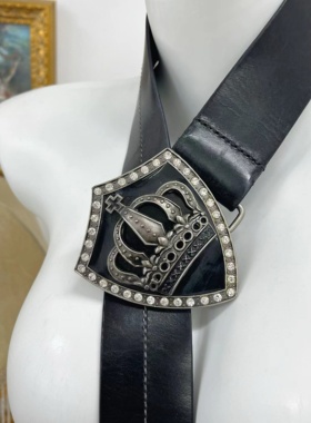 复古辣妹风vintage中古腰带皮带