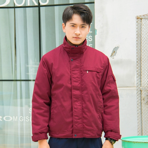 Раздельный демисезонный удерживающий тепло пуховик для работы, увеличенная толщина