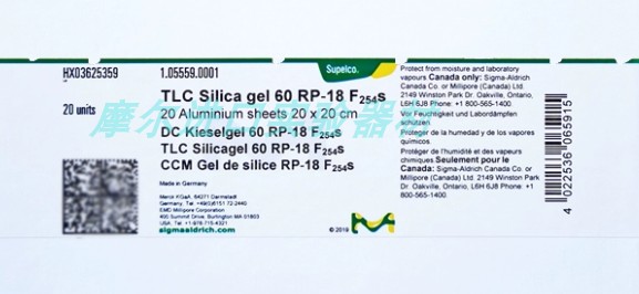 MERCK默克反相键合薄层硅胶板1.05559.0001TLCSilica gel 60RP-18-图1