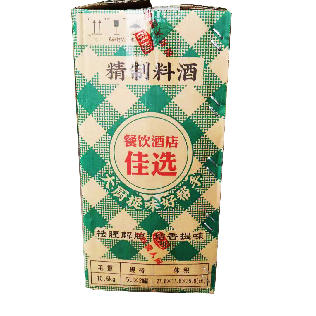 厨邦精制料酒5LX2瓶箱黄酒酿造去腥味解膻烧酒绿豆牛肉羊肉调味料 - 图2