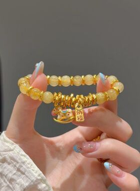 新中式招财纳福手链轻奢新款小