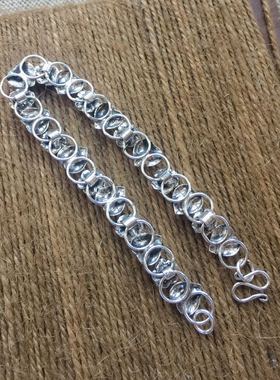 泰银玫瑰爱心生日礼物手链