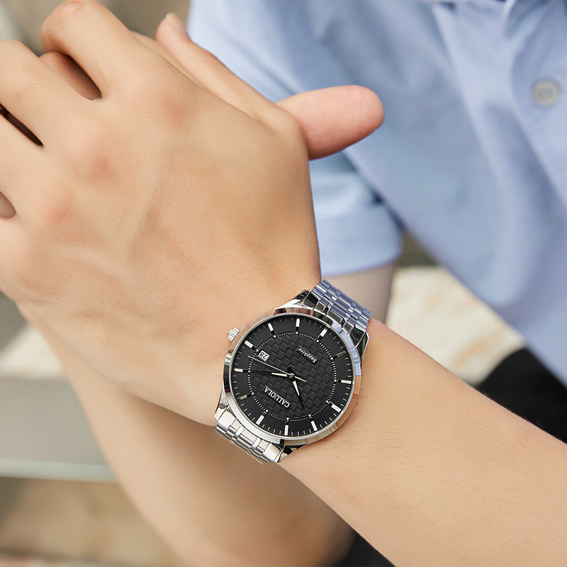 卡罗莱2019新款正品牌全自动机械表 caluola贝安加国产腕表