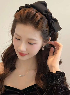 蝴蝶结发箍女高颅顶2025新款
