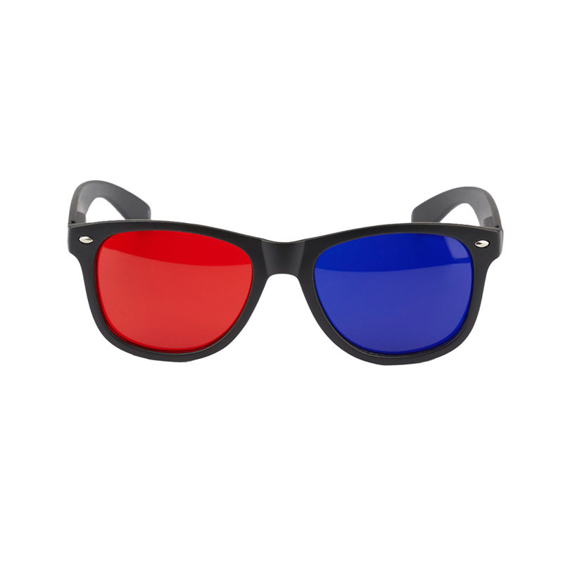 儿童弱视训练红蓝斜视远视3d眼镜 仁威定制成品光学镜