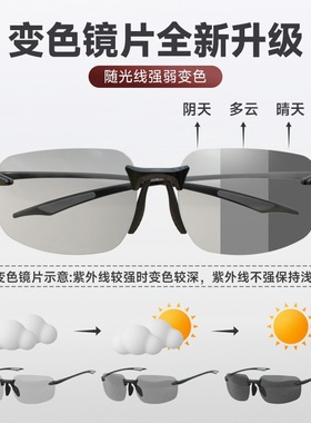 偏光太阳镜钓鱼眼镜超轻增晰