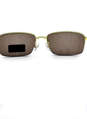 东海水晶石头眼镜男商务半框太阳镜司机开车驾驶墨镜气质清凉护目