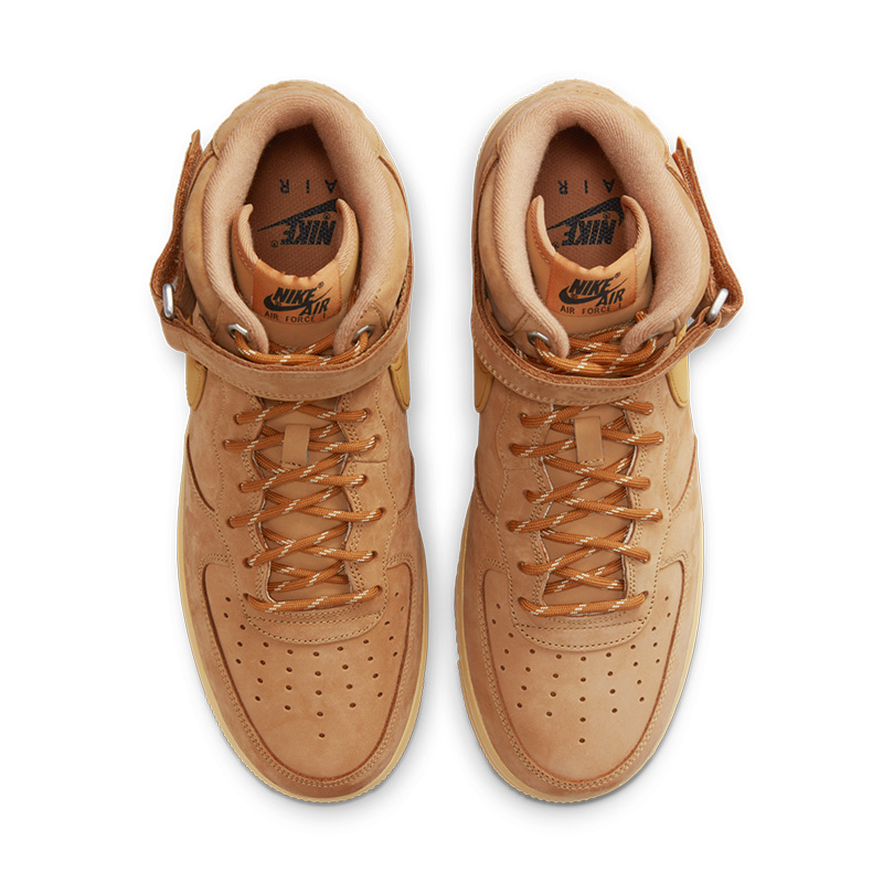 Nike耐克男鞋Air force1 Mid空军一号AF1 小麦休闲低帮板鞋DJ9158 - 图3