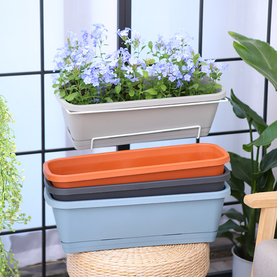 阳台种菜盆种菜神器家庭阳台蔬菜长方形塑料长条花盆槽盆栽种植盆