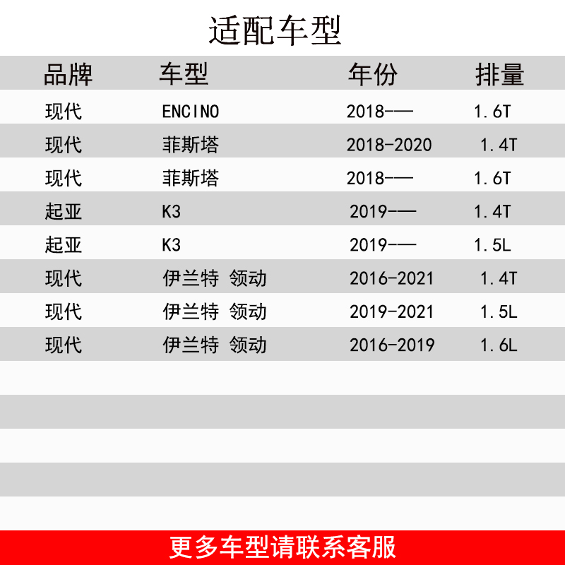 适配现代伊兰特领动菲斯塔昂希诺起亚K3高流量空气滤芯进气风格 - 图0