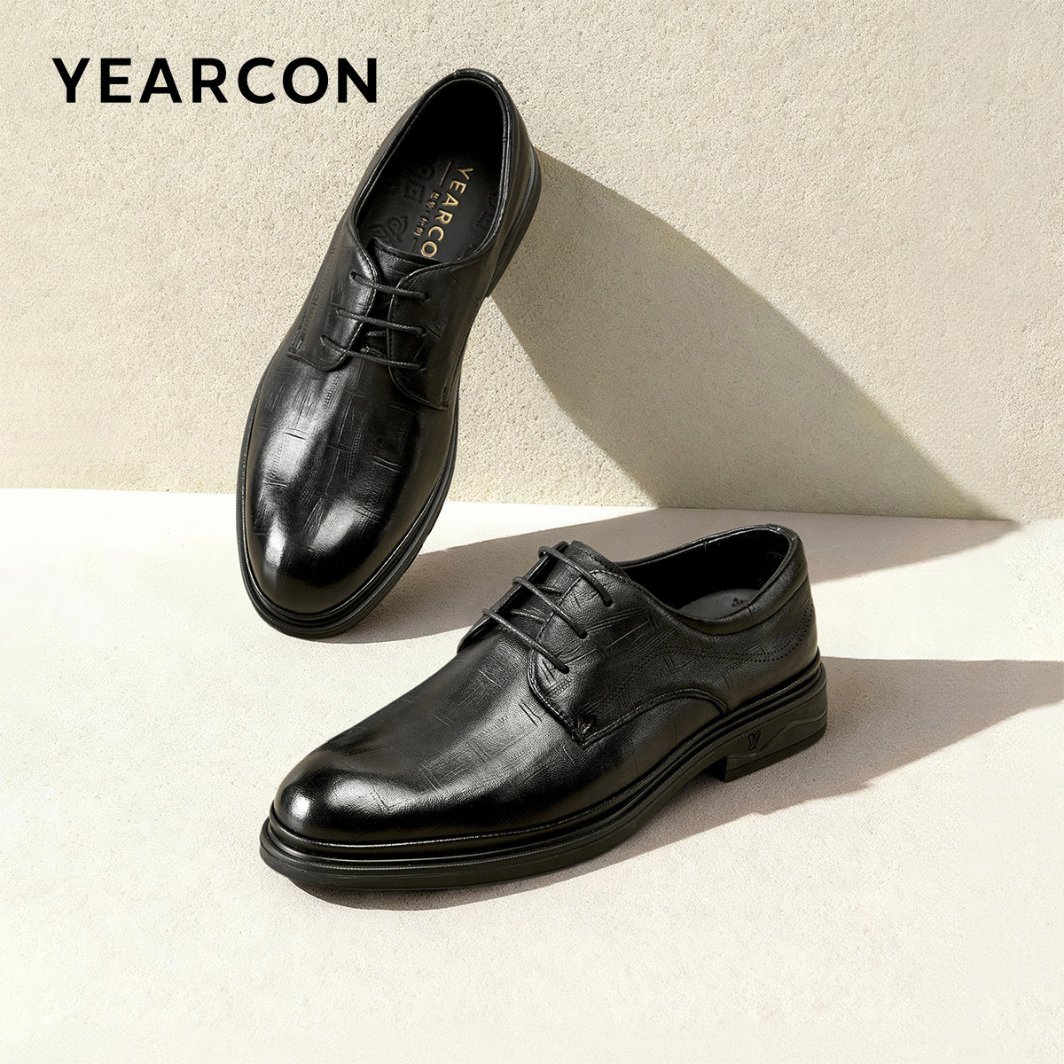 意尔康男鞋2026新款春季真皮商务正装皮鞋软底男士新郎结婚办公室,淘宝优惠券,粉丝福利购,淘宝优惠卷