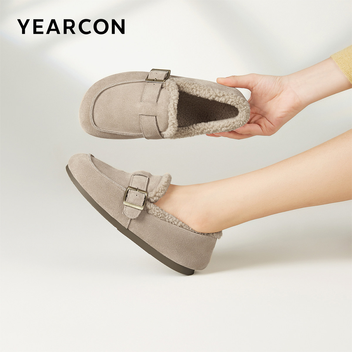  意尔康皮鞋棉鞋