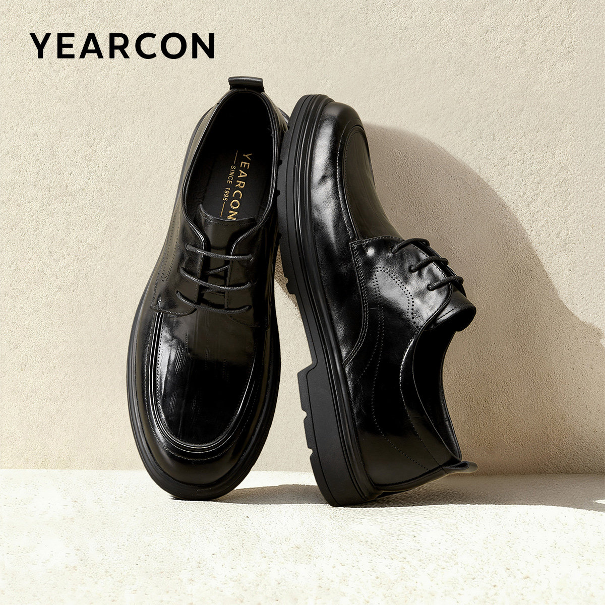 意尔康男鞋2026新款真皮休闲皮鞋男士商务正装软底大码公务通勤鞋,淘宝优惠券,粉丝福利购,淘宝优惠卷