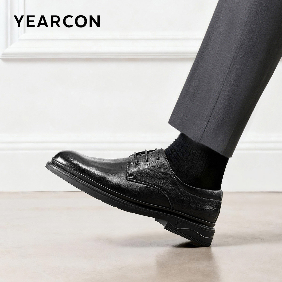 意尔康男鞋2026新款春季真皮商务正装皮鞋软底男士新郎结婚办公室,淘宝优惠券,粉丝福利购,淘宝优惠卷