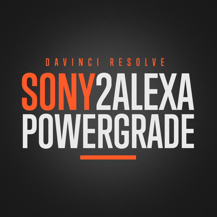 更新RCM索尼转阿莱SONY2ALEXA达芬奇POWERGRADE胶片电影调色LUTS-图1