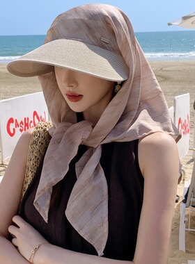 夏季女士大檐防晒透气遮阳帽