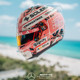 1 5 Spark Russell Mercedes F1 W16 Miami Special Painted China Special Painted Helmet Model Collection