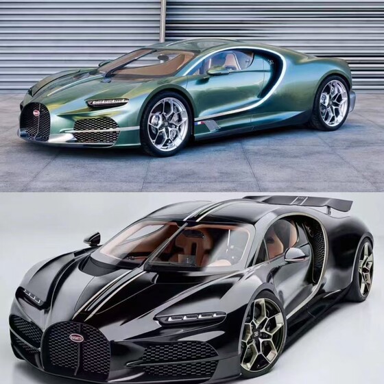 Pre 1 18 HH Model Bugatti Tourbillon V16 Supercar Model Collection
