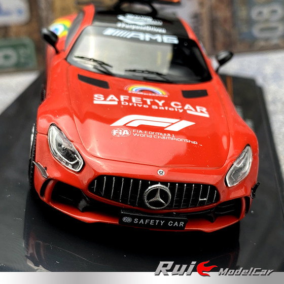 Special Offer 1 43 IXO Mercedes Benz AMG GT-R 2021 F1 Safety Car Car Model