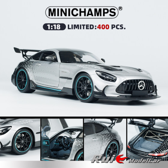 Spot 1 18 Mini Cut Mercedes AMG GT Black Series 2021 Limited Car Model Collection