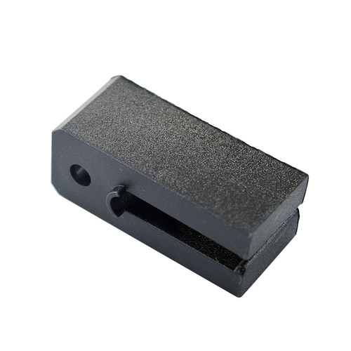 828型铝合金门窗附挡推拉窗护挡塑料副挡限位块平移窗户滑轮付挡 - 图2