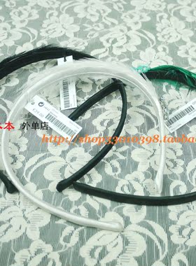 欧美风黑白蓝绿色羽毛琉璃发卡
