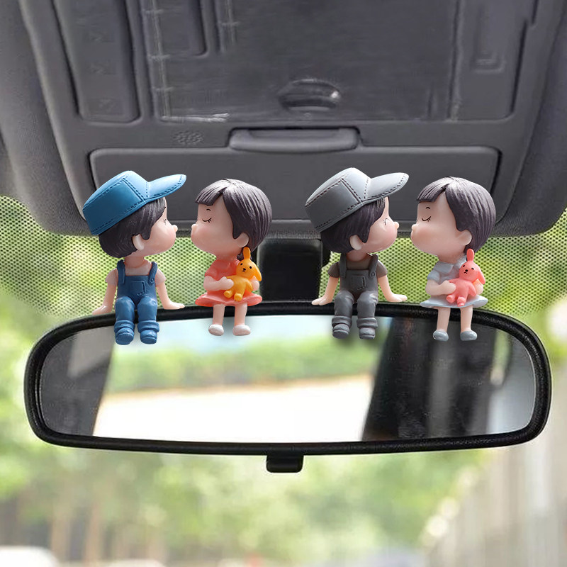 汽车内饰品中控台后视镜车载情侣摆件小车上车内装饰用品大全网红,淘宝优惠券,粉丝福利购,淘宝优惠卷