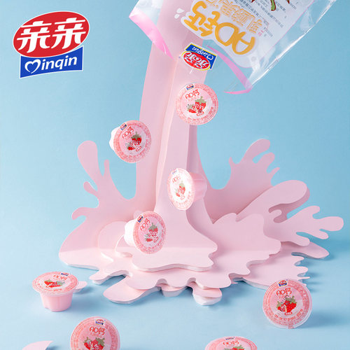 亲亲什锦AD钙乳酸果冻360g袋批发0脂冻果冻食品整箱儿童经典零食 - 图1