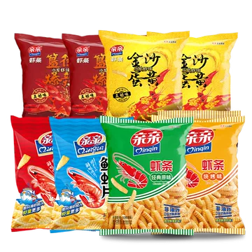 任选5件！亲亲薯片虾条零食合集[9元优惠券]-寻折猪