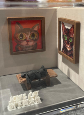 原创3D打印艺术系列JOY’SCAT摆件玩趣伴手礼礼物