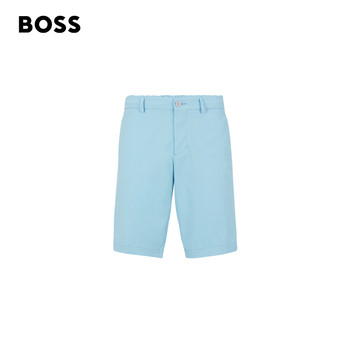 HUGO BOSS Hugo Boss ຜູ້ຊາຍພາກຮຽນ spring ແລະ summer ກັນນ້ໍາ twill slim ສັ້ນກິລາ