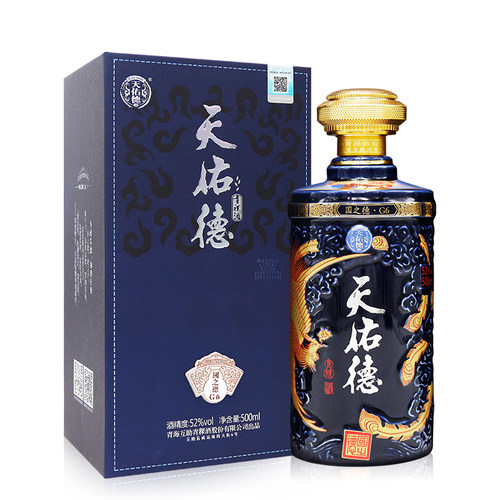 【有机白酒】天佑德青稞酒52度国之德G6 500ml青海特产22年产 - 图1