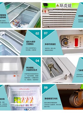 海容蒙牛伊利同款0.5米迷你冰柜