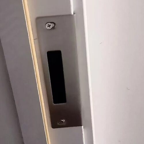 门锁配件大全卧室门锁槽修复神器木门锁槽包边专用修复定做导向片 - 图3