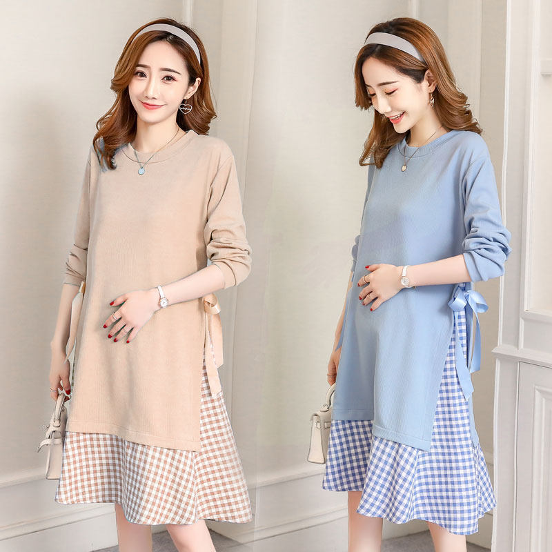 孕妇连衣裙秋装2020新款孕妇裙子 宝朵儿连衣裙