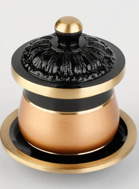 慈缘阁家用供奉供佛像带盖供水杯圣水杯佛前摆件供财神爷观音