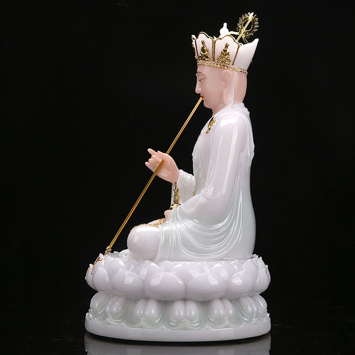 慈缘阁汉白玉实心天清地藏王菩萨像地藏菩萨像地藏王佛像地藏佛像 - 图2