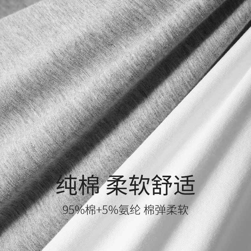 七匹狼伊莎轩专卖店七匹狼男士睡衣全棉家居纯棉短袖单件上衣男居家夏季春秋男装T恤1