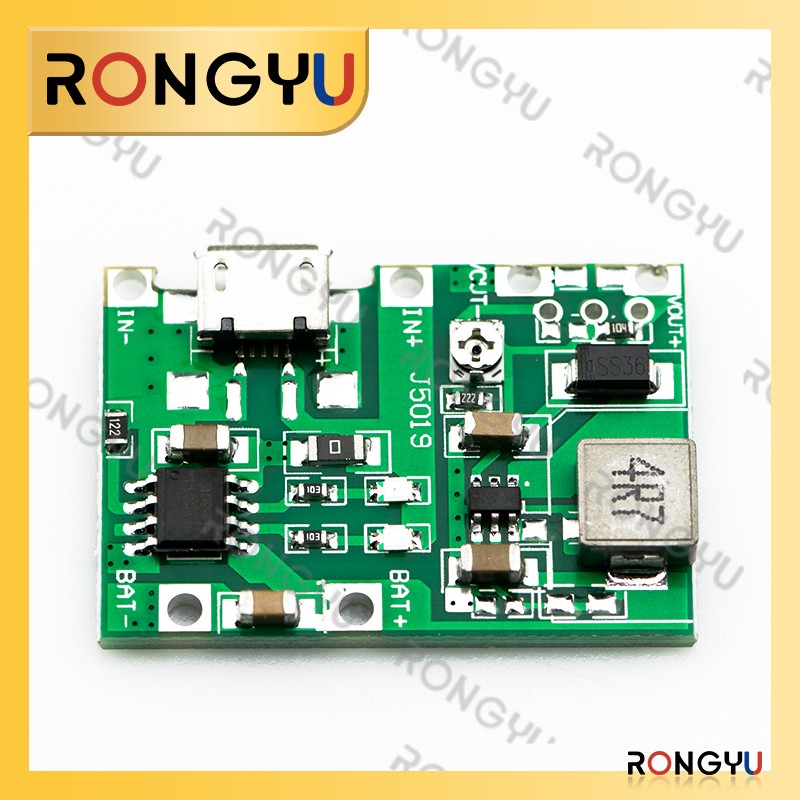 3.7V 5V升9V万用表改装18650锂电池模块充电2A升压放电一体可调-图1