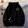 Girls' new autumn and winter sweatshirt jacket zipper hoodie