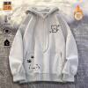 Girls' new autumn and winter sweatshirt jacket zipper hoodie