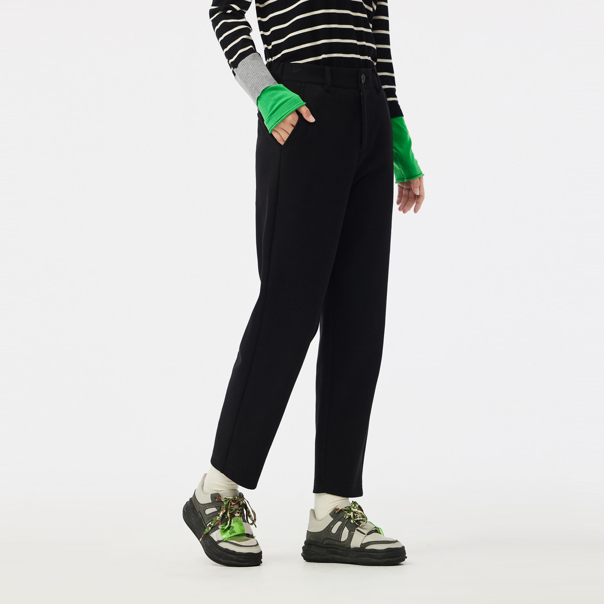 飞鸟和新酒商场同款女装洋气新款时尚显瘦休闲裤长裤女FR41014011