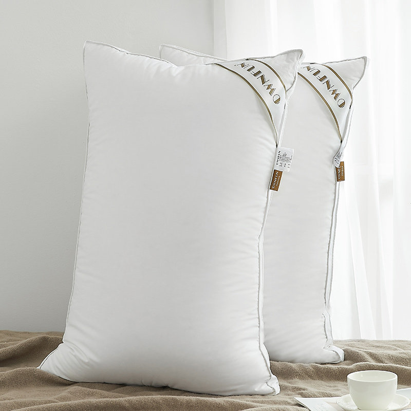 OWNFUN五星级酒店羽绒枕芯95白鹅绒枕头单人枕芯软硬枕一对装减50,淘宝优惠券,粉丝福利购,淘宝优惠卷