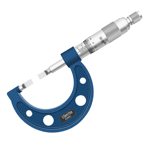 上海恒量叶片刀口薄片机械外径千分尺0-25mm0.01缝隙测量千分尺 - 图3