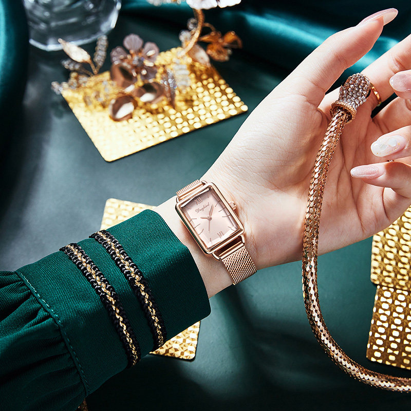 2020新款女士小绿表方盘孔雀石女表 aba艾彼艾国产腕表