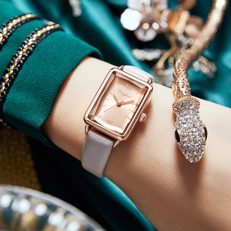 2020新款女士小绿表方盘孔雀石女表 aba艾彼艾国产腕表