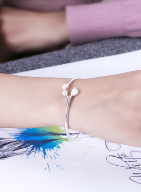 树叶小巧甜美风饰品手环