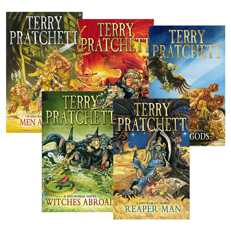 碟形世界系列11-15 五册套装 英文原版 Discworld Novel 畅销科幻小说 Terry Pratchett 灵魂收割机 英文版 进口英语原版书籍 - 图1