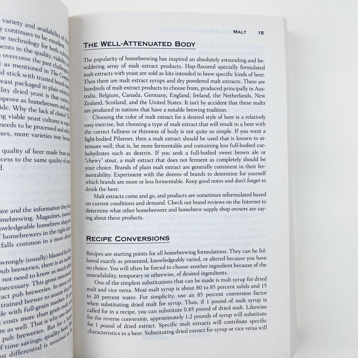 自酿啤酒的乐趣全集 英文原版 The Homebrewer's Companion Second Edition 大师版 英文版 进口英语原版书籍